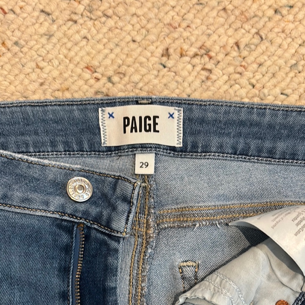 Paige Blue Denim Jeans